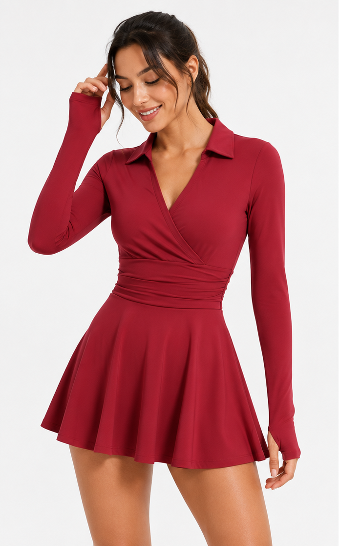 CherryPlay Full-sleeved Athletic dress