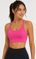 Hot Pink High Performance Sports Bra